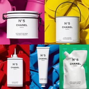 Chanel 2021 5号工厂限定系列 油漆桶沐浴露 颜料管身体乳