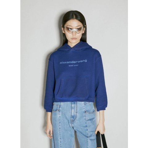 ALEXANDER WANG glitter-effect スウェット S T By Alexander Wang