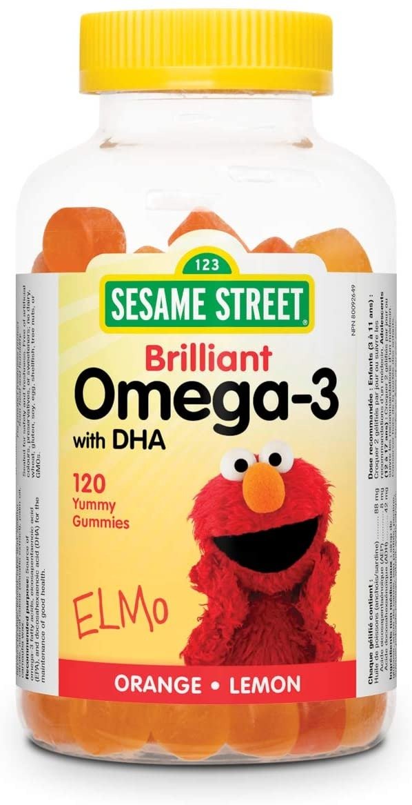 芝麻街儿童Omega 3软糖 120颗