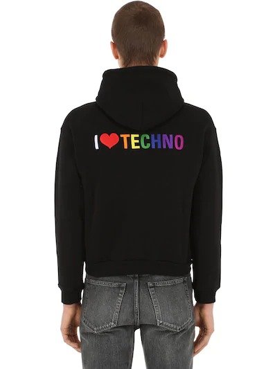 I LOVE TECHNO 拉链外套