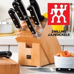 限今天：ZWILLING+J.A.+HENCKELS 双立人刀具厨具折上折特卖
