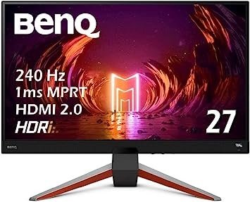 MOBIUZ EX270M 27寸 1ms 240Hz FHD 游戏显示器, IPS, HDRi, AMD FreeSync Premium, sRGB 99%, 2.1ch Built-in Speakers, Eye-Care, Bezel-Less