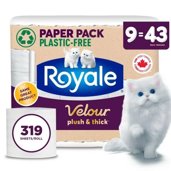 Royale Velor 可回收纸包