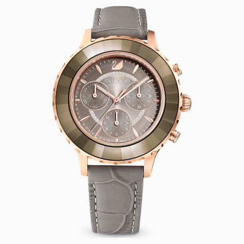 Symbolica Star watch Swiss Made, Star, Leather strap, White