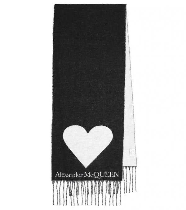 黑白Logo围巾