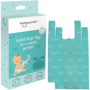 Baby Works 一次性尿布处理袋/宠物垃圾袋 50个