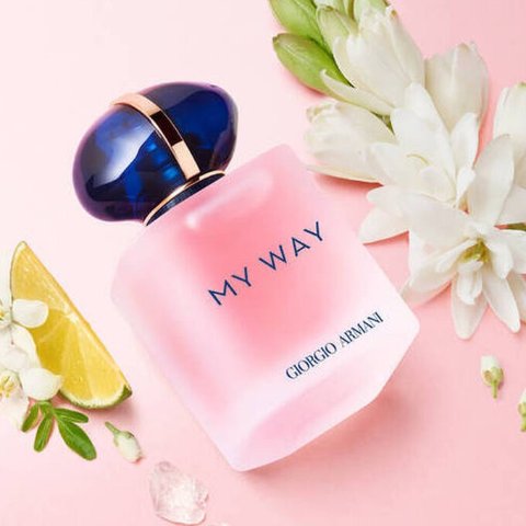 上新：Armani 新香MY WAY FLORAL 晚香玉碰撞橙花高级磨砂瓶7.5折