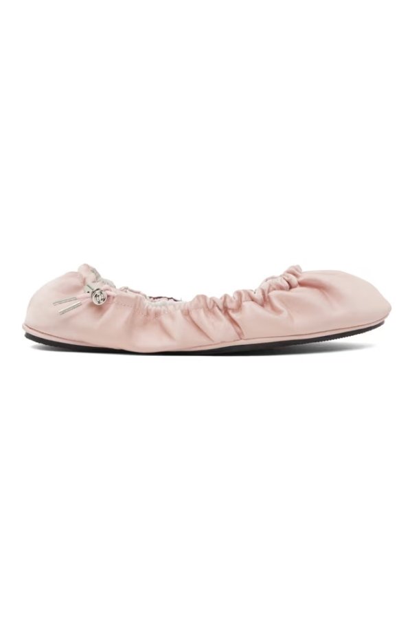 粉色 Aura 芭蕾鞋