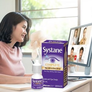 Systane、Refresh 多品牌眼药水 缓解眼干眼 涩红眼症状