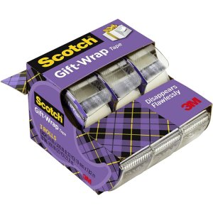 🥬白菜价🥬：Scotch 3M 透明胶带+锯齿盒3卷装 19mm X 7.62m 耐用不掉胶