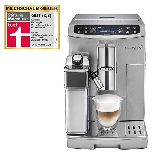 PrimaDonna Evo, 全自动咖啡机, ECAM51055M, Stainless Steel