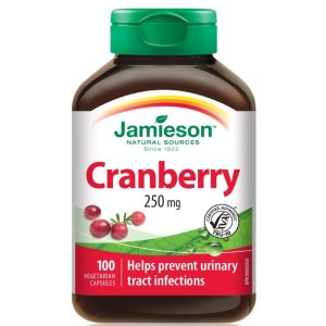 Jamieson 蔓越莓胶囊250mg  100粒   关爱女性健康