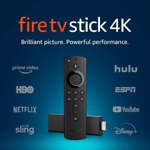 史低价：Fire TV Stick 4K 电视棒 + Alexa 语音遥控器