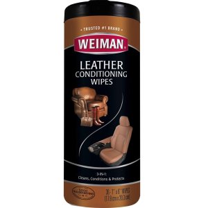 史低价：Weiman 皮具翻新神器 皮革清洁保养修复湿巾 30张