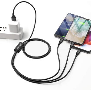 USB数据线闪促 3合1出门使用超方便 安卓、苹果等均适用