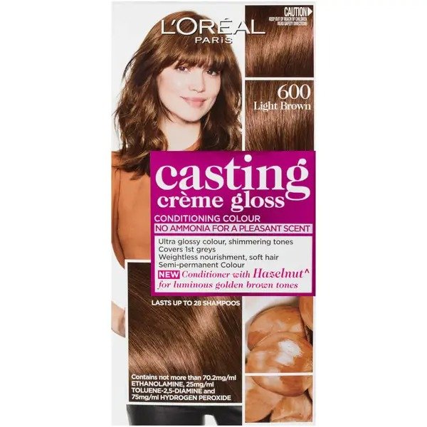  Casting Creme Gloss Semi-Permanent Hair Colour - Light Brown 600