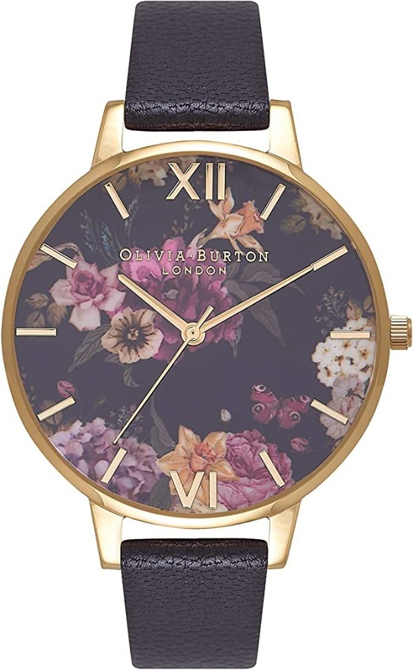 花卉表盘手表