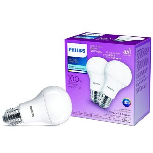 史低价：Philips 飞利浦 462010 A19 100瓦等效 LED节能灯2件