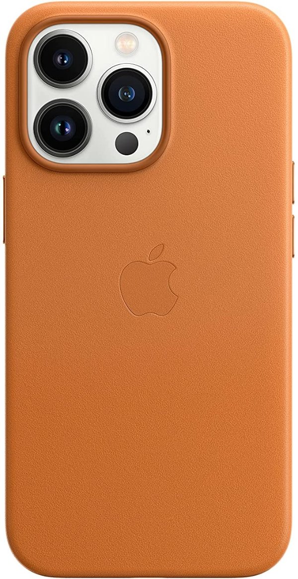 Leather Case with MagSafe (for iPhone 13 Pro) - Golden Brown