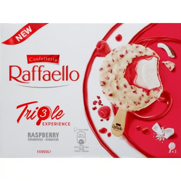 Raffaello 椰子覆盆子味冰淇淋 138g