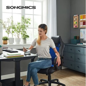 Songmics 人体工学电竞座椅 久坐人群必备 可旋转升降 多色可选