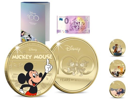迪士尼100周年纪念币套装 - 米奇