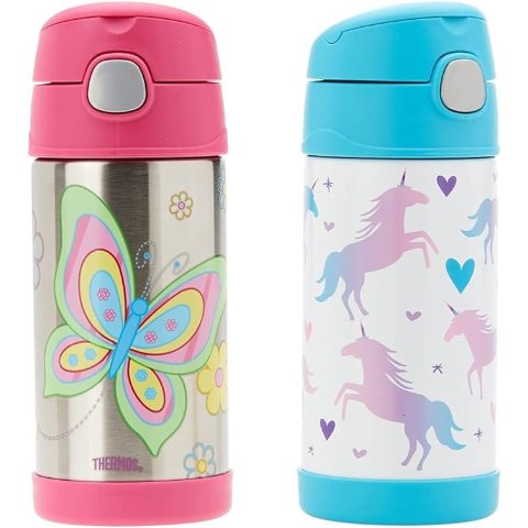 355ml FUNtainer 蝴蝶保温杯 - Butterfly, Pink (F4011BK6AUS)
