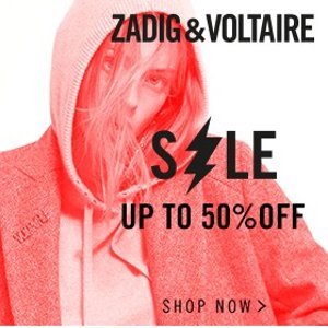 网络星期一：Zadig & Voltaire 黑五全场大促 收秋冬款美衣美包