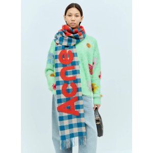 Acne Studios秋冬爆款 官网$630格纹围巾