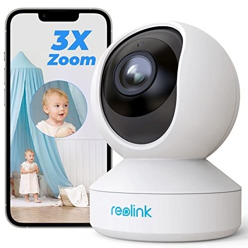 Reolink 500万像素云台监控摄像机 室内WiFi 2.4/5GHz, 3倍变焦