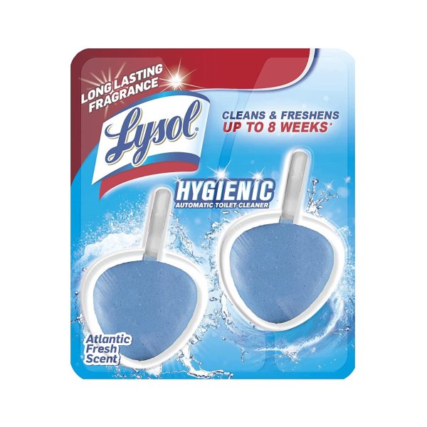 Lysol 悬挂式自动洁厕剂 清新海洋香型 2只装 超强洁力