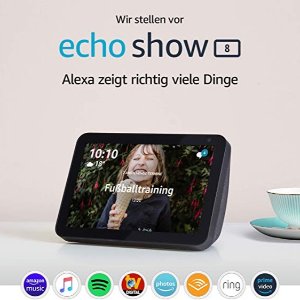 即将截止:Echo Show 8 智能显示器 黑五6.9折特价 带Alexa语音助手的智能屏幕