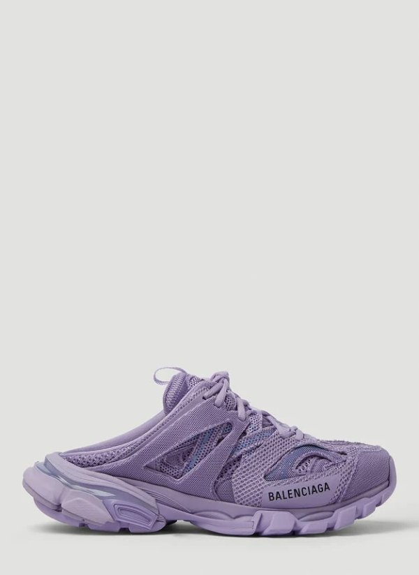Track 紫色穆勒鞋