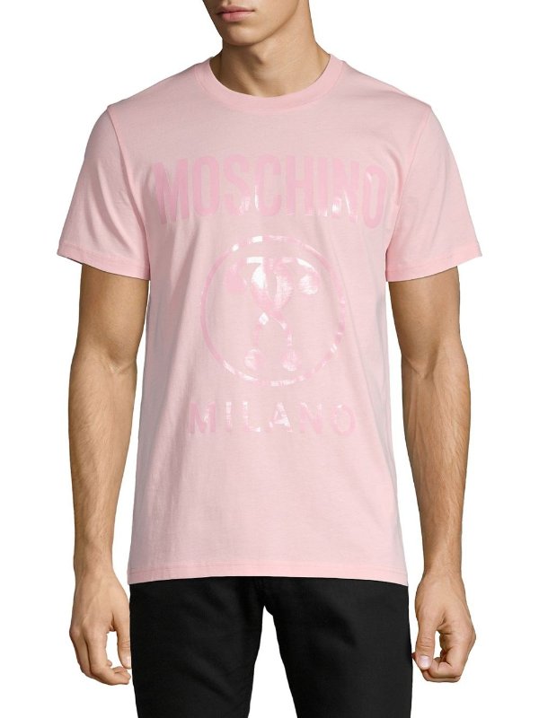 - Logo-Print 粉色T恤