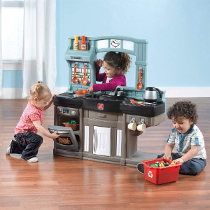 Step2 854800 美式风格儿童厨房玩具 25个小配件 开心颠勺