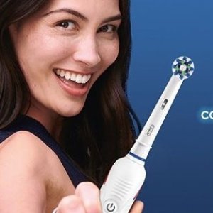 Oral-B Pro 2 电动牙刷热促 双倍去除牙菌斑 德亚6000+好评