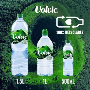 矿泉水 纯净水 气泡水 - Volvic €1.15/1.5L，柠檬味6瓶€6
