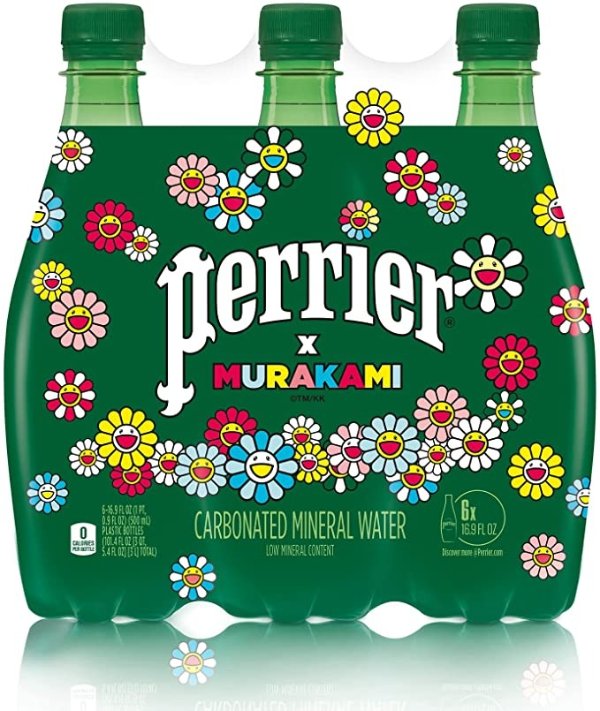 Perrier 村上隆限定款 1L x 6瓶