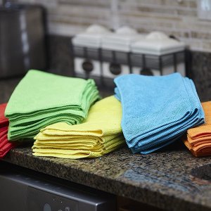 S&T 超细纤维清洁布 5种颜色 每条仅$0.39