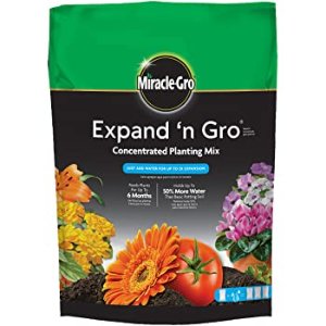 miracle-gro expand "n gro concentrated planting mix 0.33 cu ft