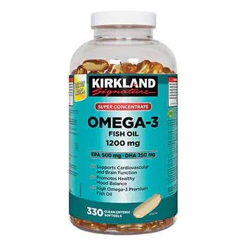 Signature Omega-3 鱼油, 330 Softgels