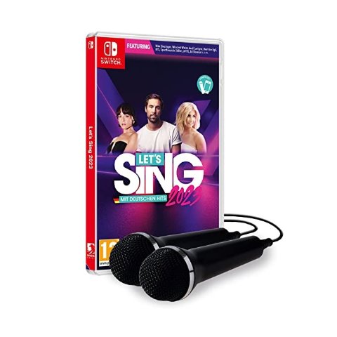 Let's Sing 2023 German Version [+ 2 Mics] (Nintendo Switch) [AT-PEGI]