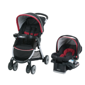 史低价：Graco Fastaction可折叠婴儿手推车 + 婴儿座椅套装