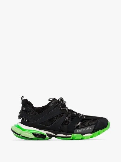 Track Glow 黑绿色 男式运动鞋