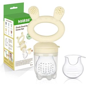 史低价：Haakaa 婴儿水果喂食器安抚奶嘴 不含bpa  出牙用母乳冰棒模具
