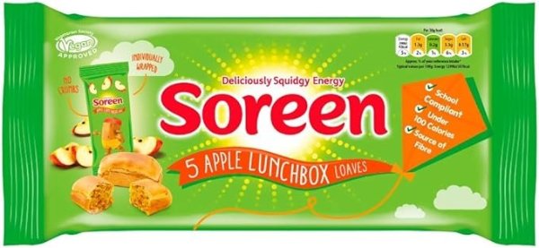 Soreen 苹果午餐盒面包 5块
