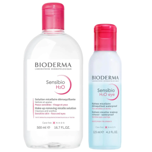 卸妆选它！Bioderma贝德玛 王牌卸妆套装 粉水+眼唇卸妆 价值32欧！