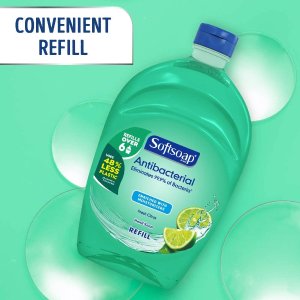Softsoap 抗菌洗手液1.47L 补充装 大瓶装性价比一绝