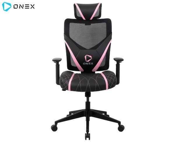 GE300 Breathable Ergonomic Gaming Chair - Black/Pink