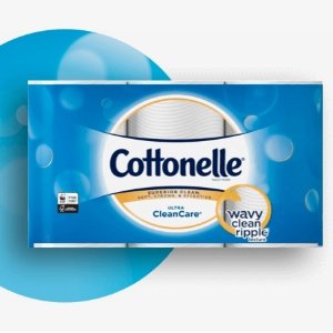 Cottonelle Ultra 超清洁卫生厕纸  12卷 340张  3倍厚度